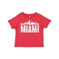 thumbnail image 1 of Inktastic Miami Skyline Grunge Boys or Girls Toddler T-Shirt, 1 of 5