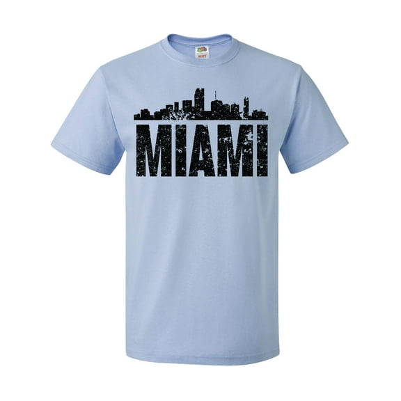 Inktastic Miami Skyline Grunge T-Shirt