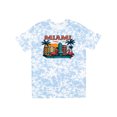 thumbnail image 1 of Inktastic Miami Vintage Flamingo Sunset Art T-Shirt, 1 of 5