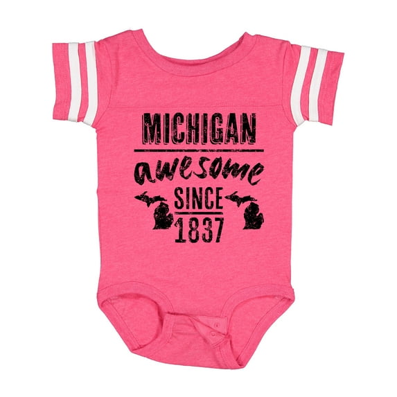 Inktastic Michigan Awesome Since 1837 Boys or Girls Baby Bodysuit