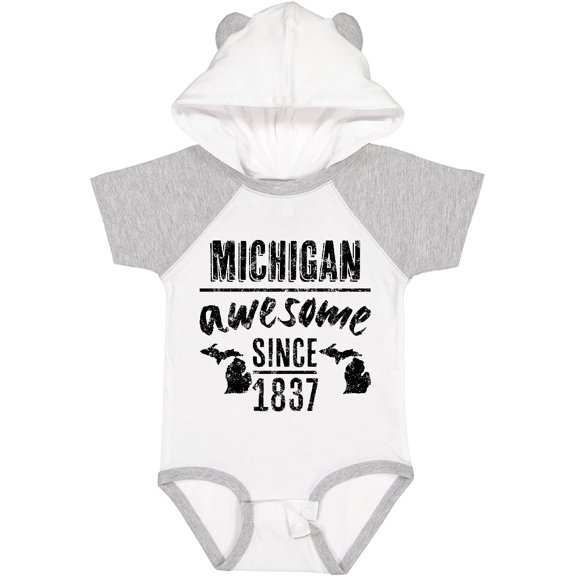 Inktastic Michigan Awesome Since 1837 Boys or Girls Baby Bodysuit