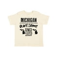 thumbnail image 1 of Inktastic Michigan Awesome Since 1837 Boys or Girls Toddler T-Shirt, 1 of 5