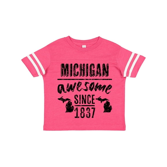 Inktastic Michigan Awesome Since 1837 Boys or Girls Toddler T-Shirt