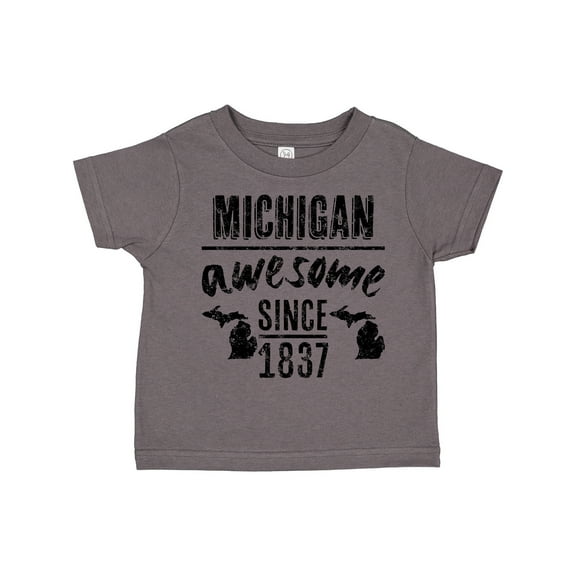 Inktastic Michigan Awesome Since 1837 Boys or Girls Toddler T-Shirt