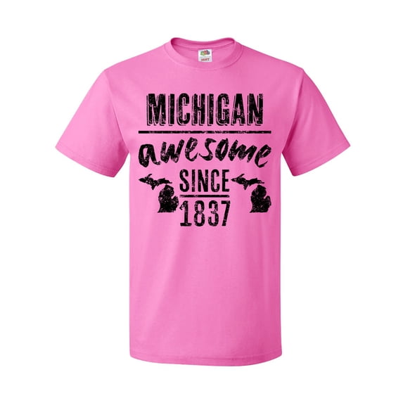 Inktastic Michigan Awesome Since 1837 T-Shirt
