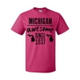 thumbnail image 1 of Inktastic Michigan Awesome Since 1837 T-Shirt, 1 of 5