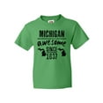 thumbnail image 1 of Inktastic Michigan Awesome Since 1837 Youth T-Shirt, 1 of 5