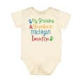 thumbnail image 1 of Inktastic Michigan Grandma Loves Me Boys or Girls Baby Bodysuit, 1 of 5
