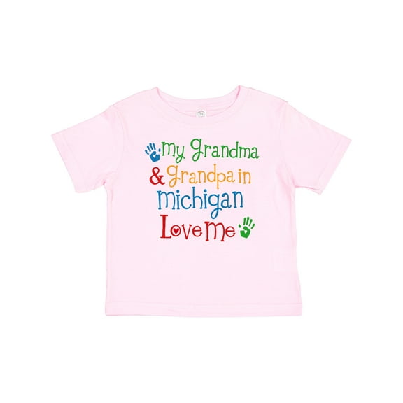 Inktastic Michigan Grandma Loves Me Boys or Girls Baby T-Shirt