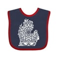 thumbnail image 1 of Inktastic Michigan Silhouette Mandala Boys or Girls Baby Bib, 1 of 4