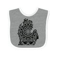 thumbnail image 1 of Inktastic Michigan Silhouette Mandala Boys or Girls Baby Bib, 1 of 4