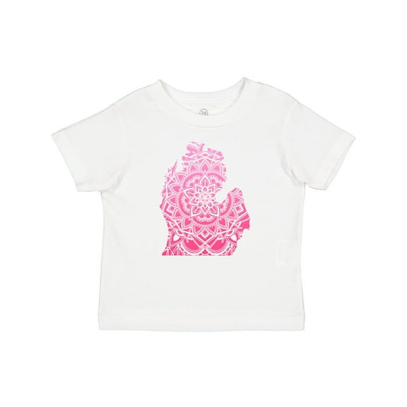 Inktastic Michigan Silhouette Mandala Boys or Girls Baby T-Shirt