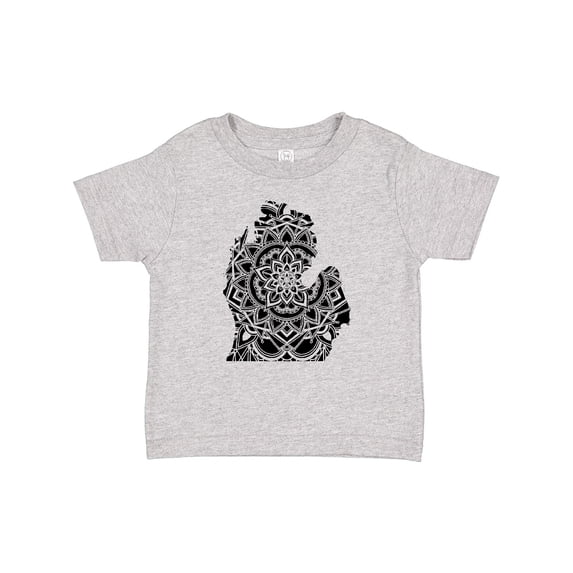 Inktastic Michigan Silhouette Mandala Boys or Girls Baby T-Shirt