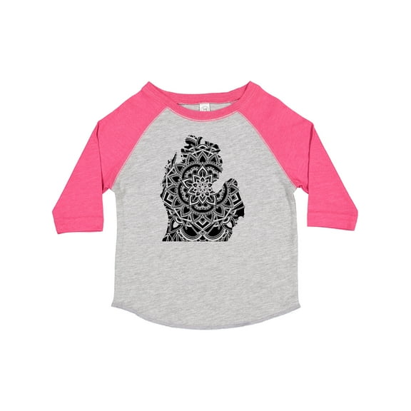 Inktastic Michigan Silhouette Mandala Boys or Girls Toddler T-Shirt