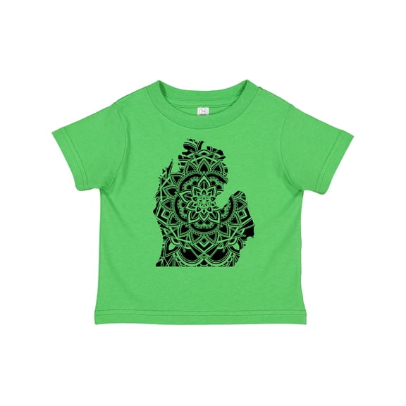 Inktastic Michigan Silhouette Mandala Boys or Girls Toddler T-Shirt