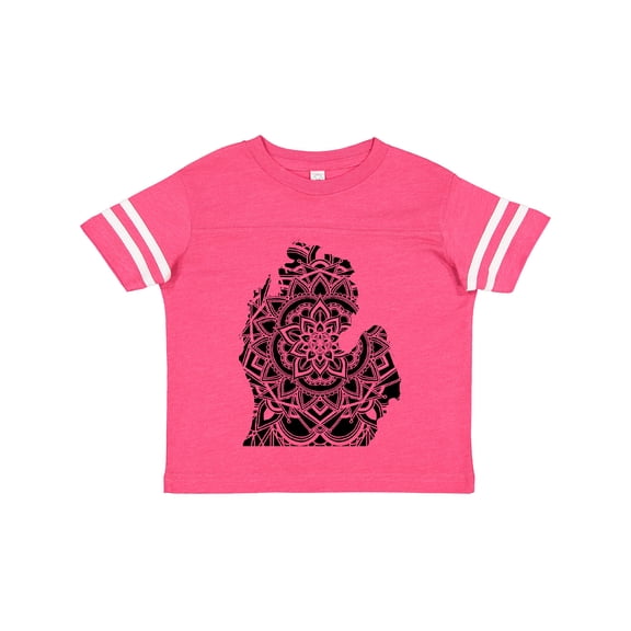 Inktastic Michigan Silhouette Mandala Boys or Girls Toddler T-Shirt