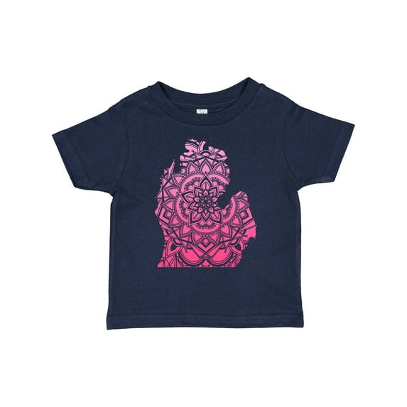 Inktastic Michigan Silhouette Mandala Boys or Girls Toddler T-Shirt
