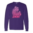 thumbnail image 1 of Inktastic Michigan Silhouette Mandala Long Sleeve T-Shirt, 1 of 5