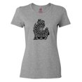 thumbnail image 1 of Inktastic Michigan Silhouette Mandala Women's T-Shirt, 1 of 5