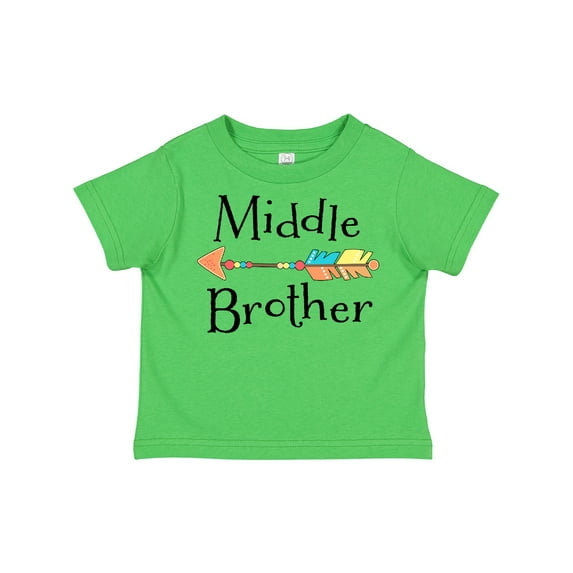 Inktastic Middle Brother- Arrow Boys Toddler T-Shirt