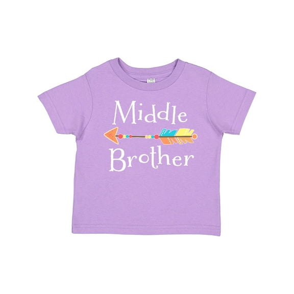 Inktastic Middle Brother Arrow Boys Toddler T-Shirt
