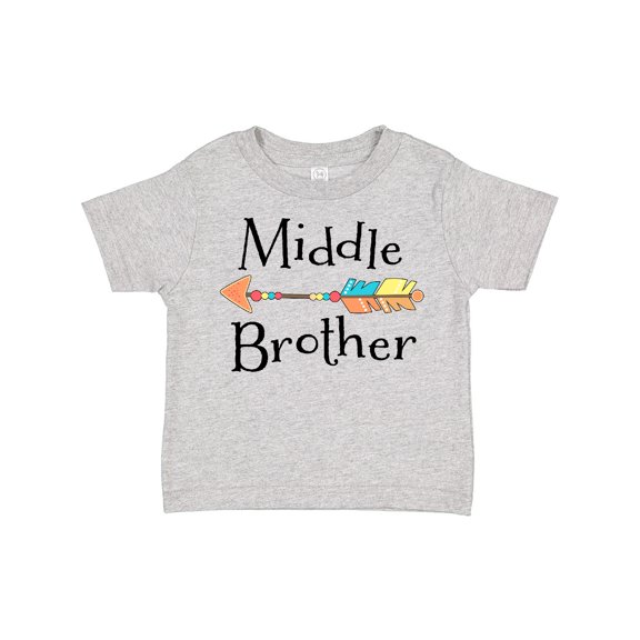 Inktastic Middle Brother- Arrow Boys Toddler T-Shirt