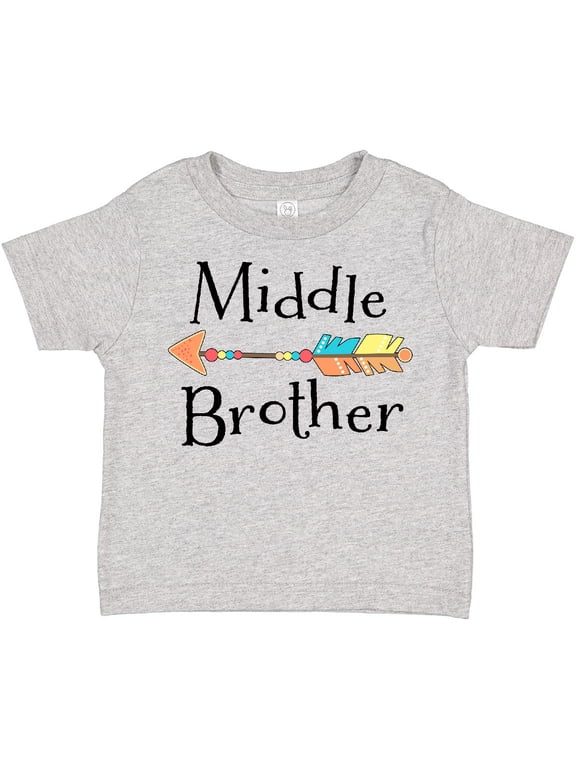 Middle Brother- Arrow Boys Toddler T-Shirt
