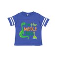 thumbnail image 1 of Inktastic Middle Brother Boy Dinosaur Announcement Boys Toddler T-Shirt, 1 of 5