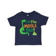 thumbnail image 1 of Inktastic Middle Brother Boy Dinosaur Announcement Boys Toddler T-Shirt, 1 of 5