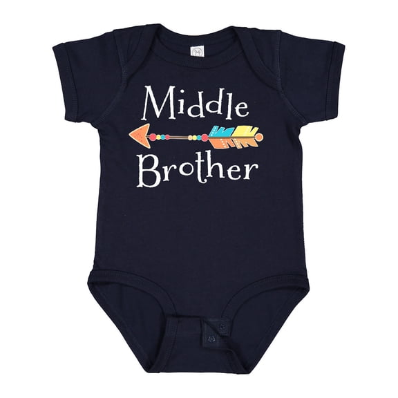 Inktastic Middle Brother Arrow Boys Baby Bodysuit