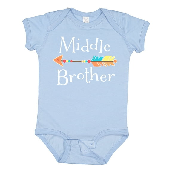 Inktastic Middle Brother Arrow Boys Baby Bodysuit