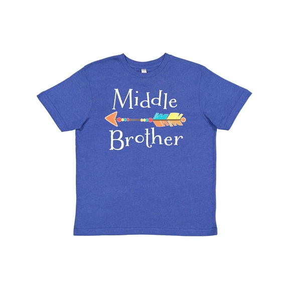 Inktastic Middle Brother- arrow Youth T-Shirt