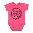 thumbnail image 1 of Inktastic Middle Sister Leaves, Circle, Heart Girls Baby Bodysuit, 1 of 5