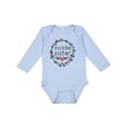 thumbnail image 1 of Inktastic Middle Sister Leaves, Circle, Heart Girls Long Sleeve Baby Bodysuit, 1 of 5