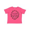 thumbnail image 1 of Inktastic Middle Sister Leaves, Circle, Heart Girls Toddler T-Shirt, 1 of 5