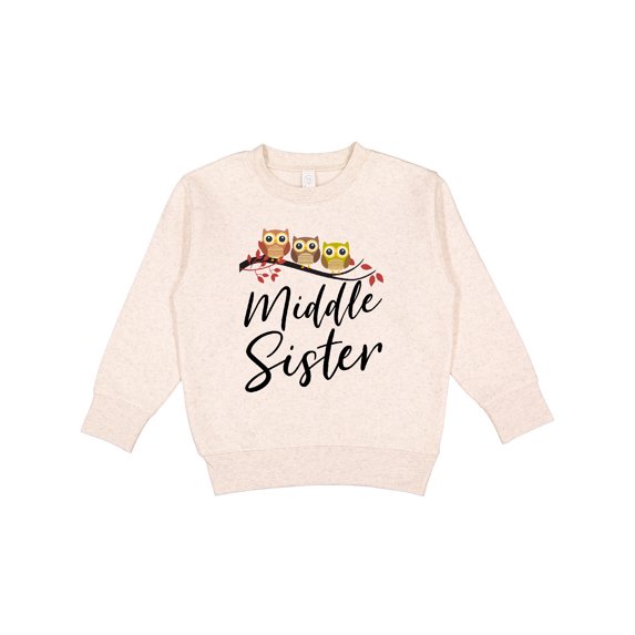 Inktastic Middle Sister Toddler Sweatshirt