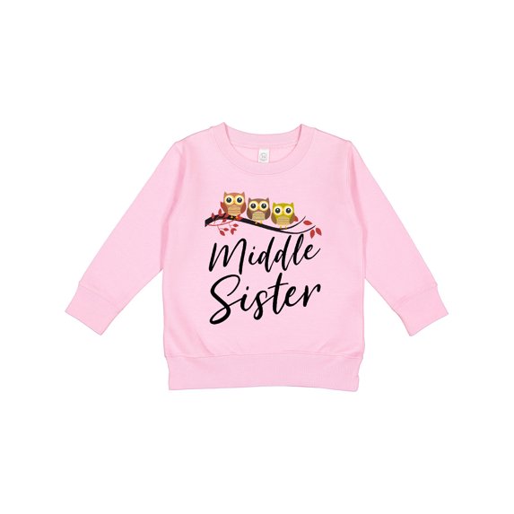 Inktastic Middle Sister Toddler Sweatshirt