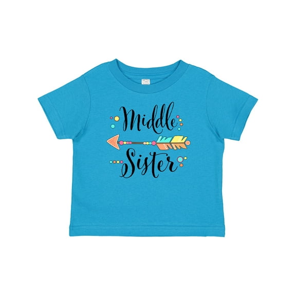 Inktastic Middle Sister Dots and Arrow Girls Baby T-Shirt