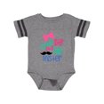 thumbnail image 1 of Inktastic Middle Sister to a Little Mister Girls Baby Bodysuit, 1 of 4