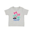 thumbnail image 1 of Inktastic Middle Sister to a Little Mister Girls Baby T-Shirt, 1 of 5