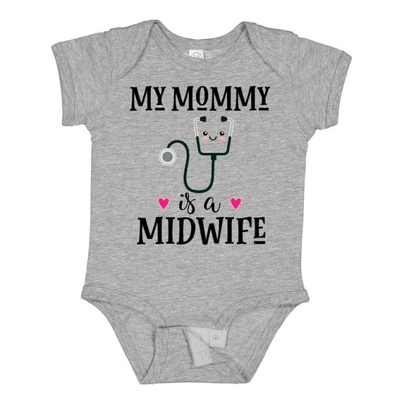 Inktastic Midwife Mom Baby Girls Baby Bodysuit