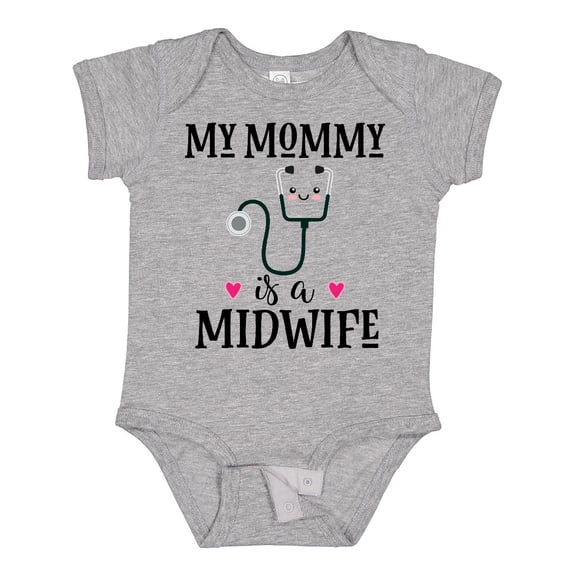 Inktastic Midwife Mom Baby Girls Baby Bodysuit