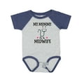 thumbnail image 1 of Inktastic Midwife Mom Baby Girls Baby Bodysuit, 1 of 5