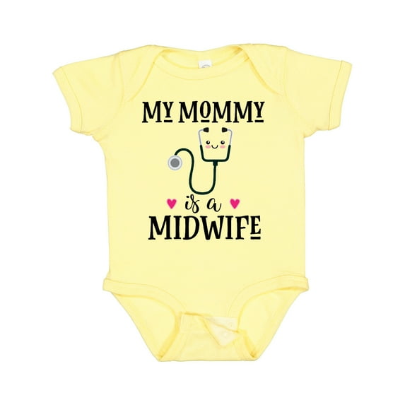 Inktastic Midwife Mom Baby Girls Baby Bodysuit