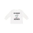 thumbnail image 1 of Inktastic Midwife Mom Baby Gift Girls Long Sleeve Toddler T-Shirt, 1 of 5