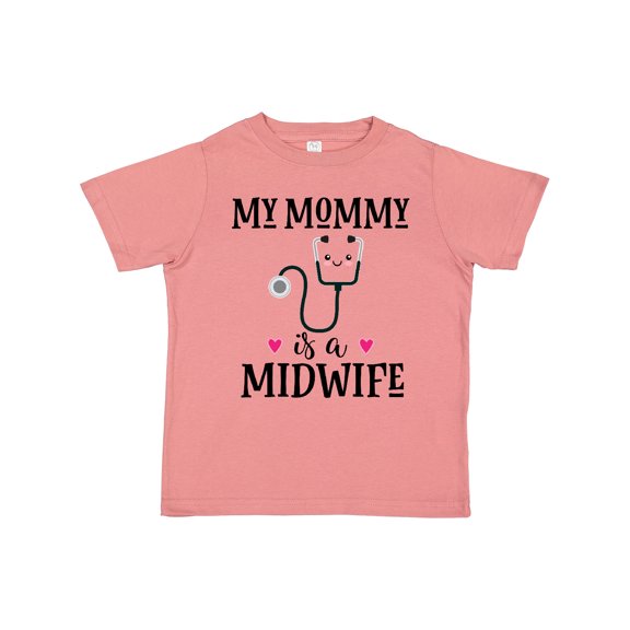 Inktastic Midwife Mom Baby Gift Girls Toddler T-Shirt
