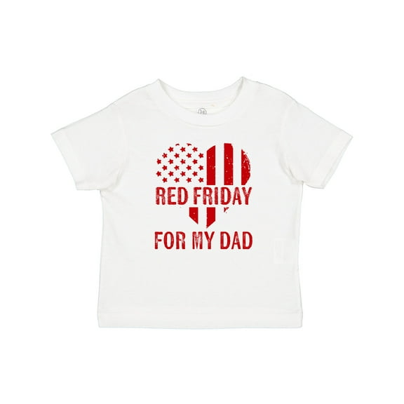 Inktastic Military Dad Deployment Red Friday Boys or Girls Baby T-Shirt