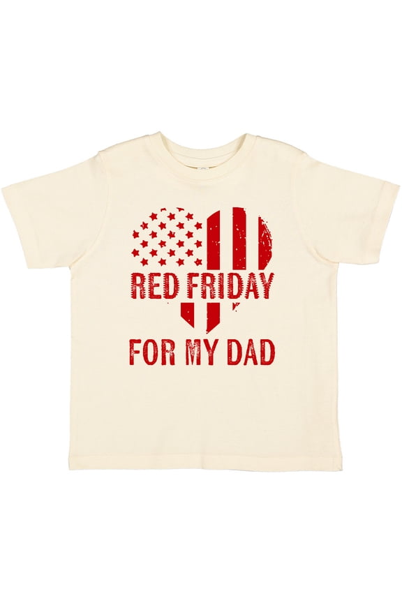 Military Dad Deployment Red Friday Boys or Girls Toddler T-Shirt