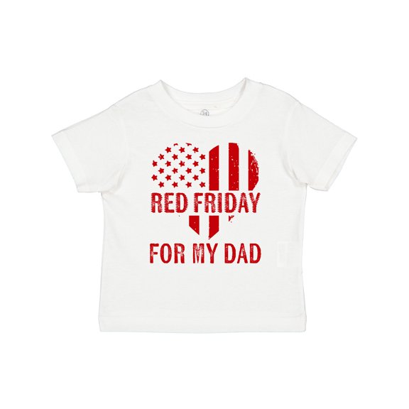 Inktastic Military Dad Deployment Red Friday Boys or Girls Toddler T-Shirt