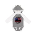 thumbnail image 1 of Inktastic Military Dad I Love My Daddy Boys or Girls Long Sleeve Baby Bodysuit, 1 of 5